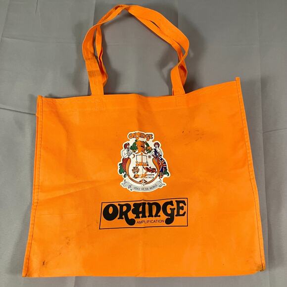 Orange Amplification Tote Bag 17x15 Logo Music Promo Slight Marks See Photos - Picture 8 of 16